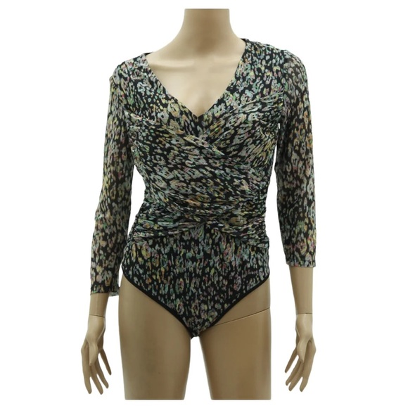 BEBE MESH PRINTED BODY SUIT - Picture 3 of 15